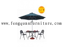 METAL OUTDOOR TABLE SETS WITH UMBRELLA